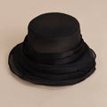 la croissance — Black Airy Veil Hat